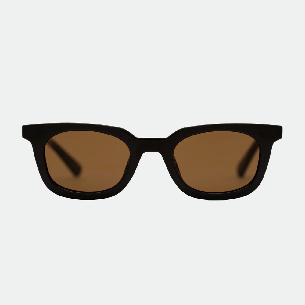 Classic Rectangular Sunglasses in Dark Chocolate